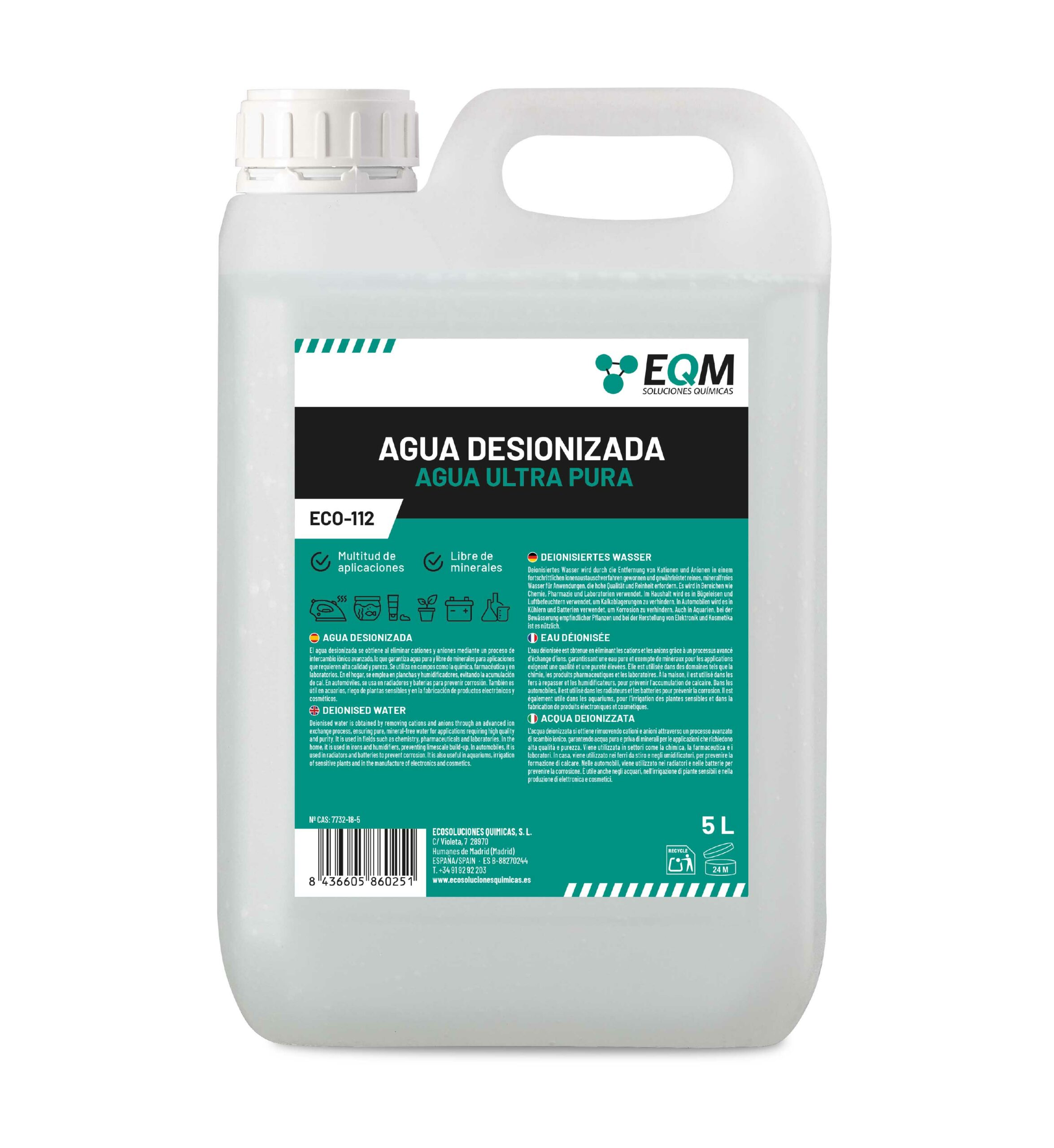 Agua Desionizada
