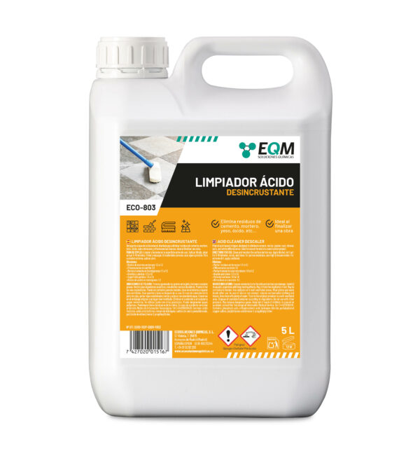 Limpiador Ácido. Desincrustante de Cemento